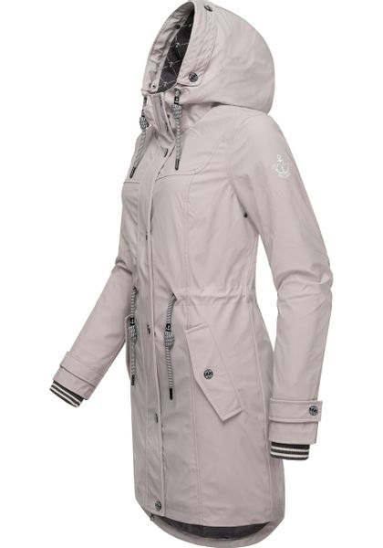 PEAK TIME Regenjacke "L60042" mit Kapuze stylisch taillierter Regenmantel f günstig online kaufen