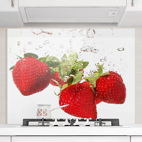 Spritzschutz Strawberry Water günstig online kaufen