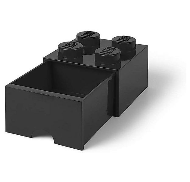 Room Copenhagen Aufbewahrungsbox LEGO® Storage Brick 4 Schwarz (1x Aufbewah günstig online kaufen