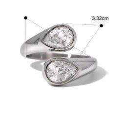 ROUGEMONT Fingerring Wasserfester Damen Statement Ring günstig online kaufen