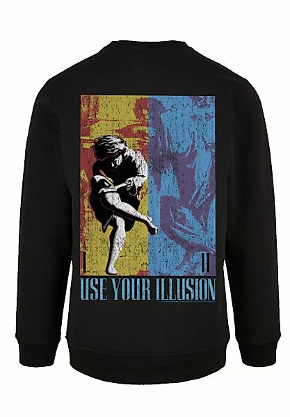 F4NT4STIC Sweatshirt "Guns n Roses Music Double Illusion", Musik, Band, Log günstig online kaufen