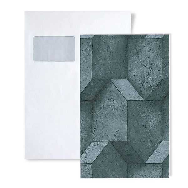 PROFHOME 1 MUSTERSTÜCK S-388271-GU DIN A4 MUSTER der Geometrischen Tapete günstig online kaufen
