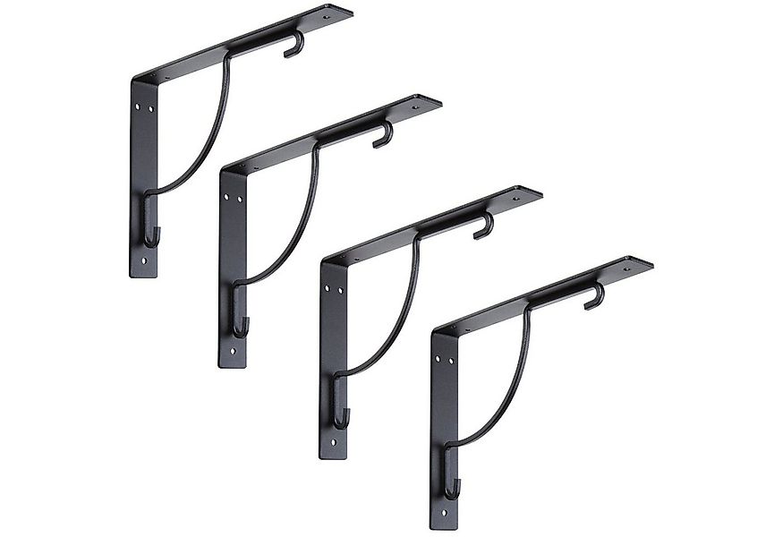 SO-TECH® Wandregalhalter Regalkonsole BLACKLINE III 24 x 18,1 x 3 cm schwar günstig online kaufen