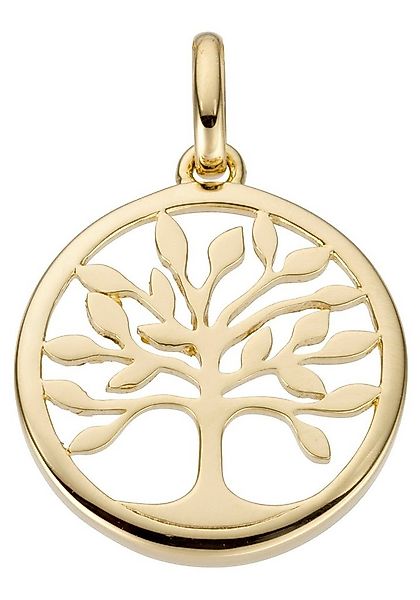 JOBO Kettenanhänger Anhänger Baum, 585 Gold günstig online kaufen