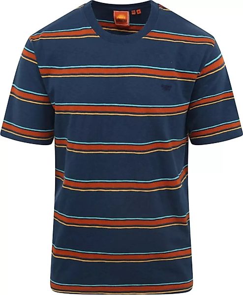 Superdry T-Shirt Vintage Streifen Dunkelblau - Größe XL günstig online kaufen