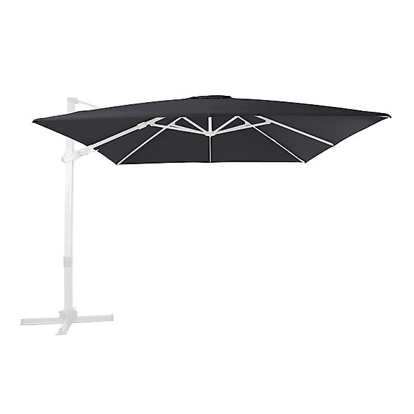 AXI Ampelschirm 300 cmx 300 cm Grau mit Dreh- & Neigungsfunktion günstig online kaufen