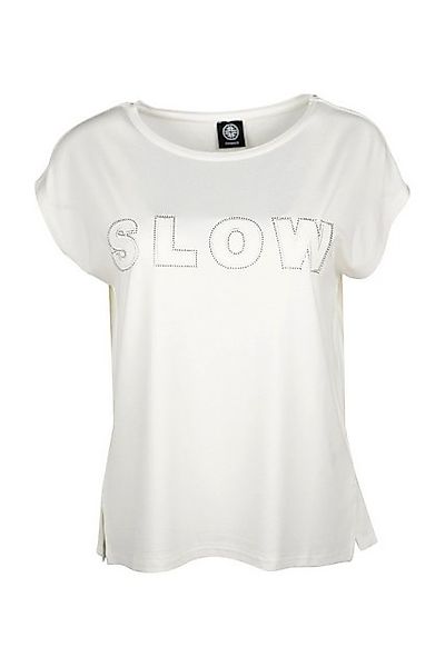 Faber Print-Shirt Shirt mit Wordingprint in Farbe Offwhite mit Wordingprint günstig online kaufen