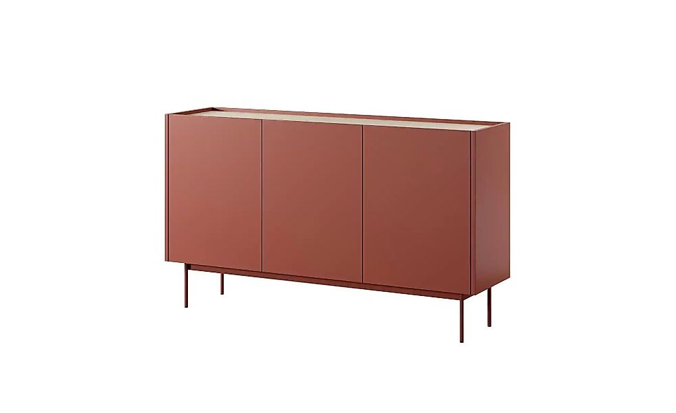 Sideboard  Color ¦ rot ¦ Maße (cm): B: 144 H: 83 Kommoden & Sideboards > Si günstig online kaufen