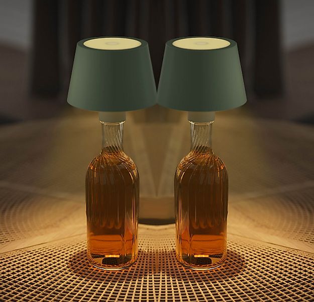 Northpoint LED Außen-Tischleuchte Flaschenlampe mit Touchsensor & Akku Dimm günstig online kaufen