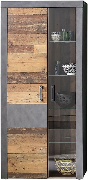 INOSIGN Vitrine »Ilana«, moderner Industrial Style - Beleuchtung optional - günstig online kaufen