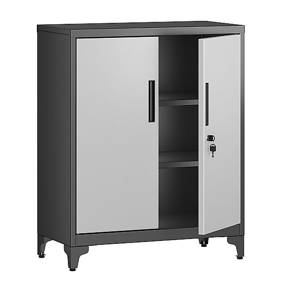 SONGMICS Aktenschrank Mehrzweckschrank, Büroschrank mit 2 günstig online kaufen