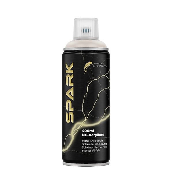SPARK Spraydose 400ml Matte Farbe Lichtgrau günstig online kaufen