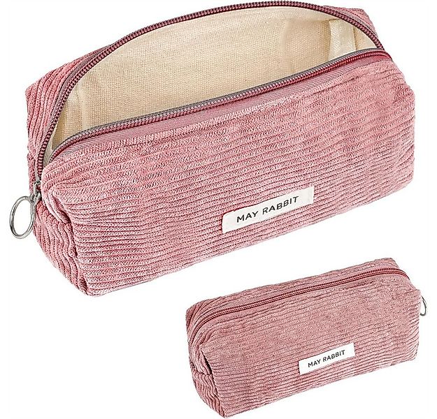 XDeer Federmäppchen Federmäppchen, dunkelgrün, grasgrün, ingwer, fleischros günstig online kaufen