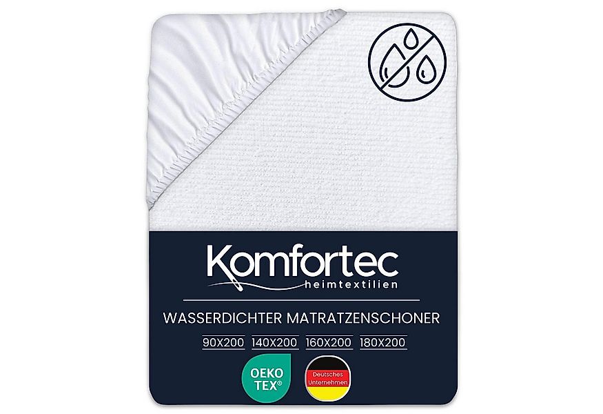 Matratzenschoner 90x200, 140x200, 160x200, oder 180x200 cm Komfortec günstig online kaufen