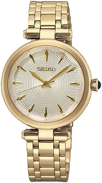 Seiko Quarzuhr SRZ554P1, Armbanduhr, Damenuhr, Edelstahlarmband, günstig online kaufen