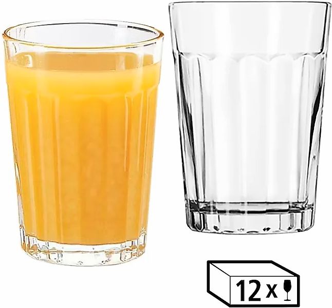 LIBBEY Gläser-Set »Rocks Glas -PANELED TUMBLERS- 207 ml, Ø: 7,5 cm, H: 10,5 günstig online kaufen