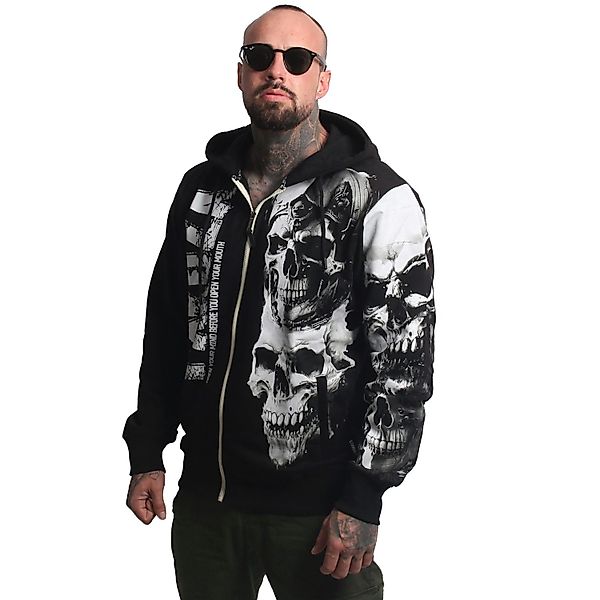 YAKUZA Kapuzensweatjacke Mouth mit Double Layer günstig online kaufen
