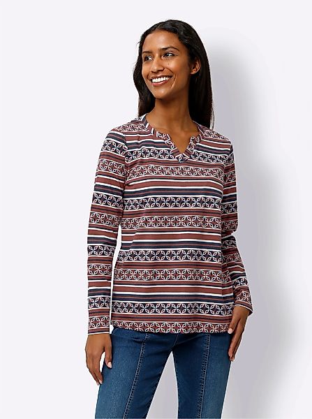 heine Langarmshirt "Druck-Shirt", (1 tlg.) günstig online kaufen