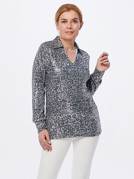 Georg Stiels Hemdbluse Langarmshirt figurumspielend mit günstig online kaufen