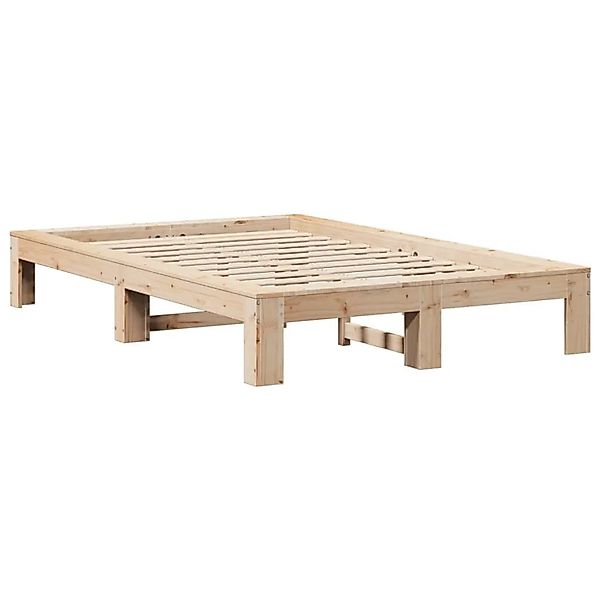 vidaXL Massivholzbett ohne Matratze 120x200 cm Kiefernholz 3308741 günstig online kaufen