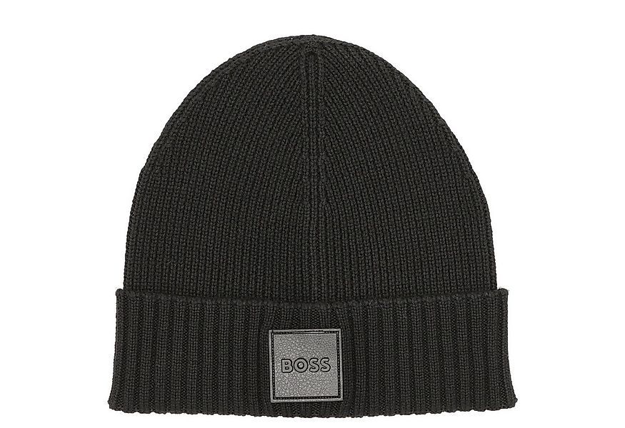 BOSS Strickmütze Flavio - Mütze (black) günstig online kaufen