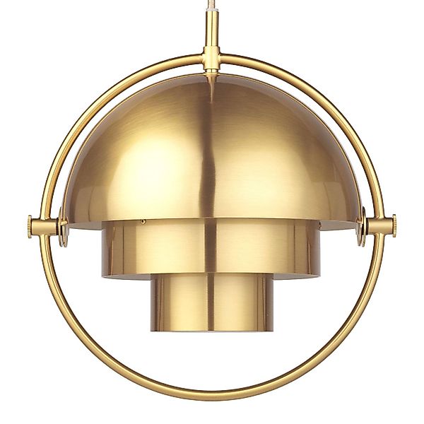 GUBI Hängeleuchte Multi-Lite, Ø 27 cm, messing/messing günstig online kaufen