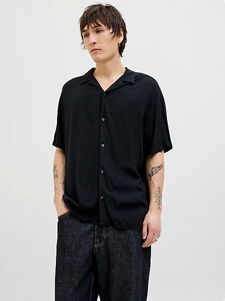 Jack & Jones Kurzarmhemd "JJEJEFF SOLID RESORT SHIRT S/S SN", mit Resort Kr günstig online kaufen