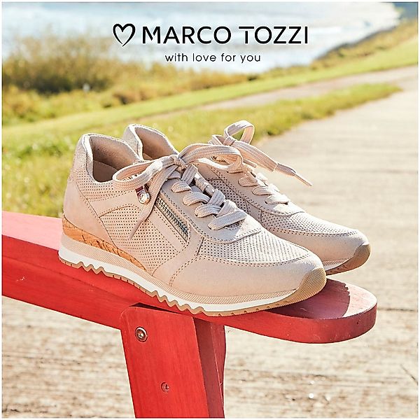MARCO TOZZI Keilsneaker, Freizeitschuh, Halbschuh, Schnürschuh günstig online kaufen