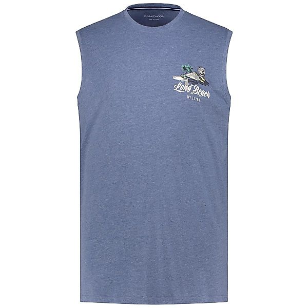 CASA MODA Tanktop mit Print Farbe mittelblau Größe: 3XL günstig online kaufen
