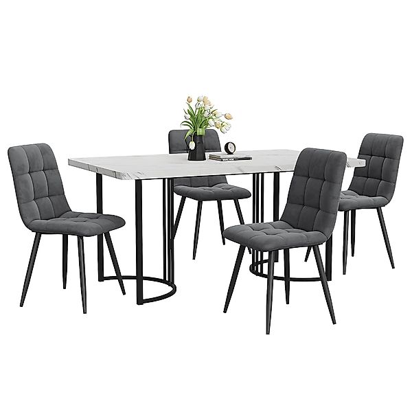 Flieks Essgruppe, (Set, 5-tlg., 140×80cm Tischplatte), günstig online kaufen