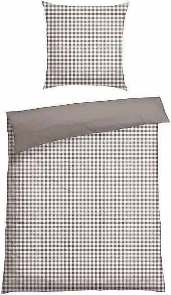 Schiesser Wendebettwäsche »Vichy aus weicher Baumwolle mit Karos« 2 Stk. tl günstig online kaufen