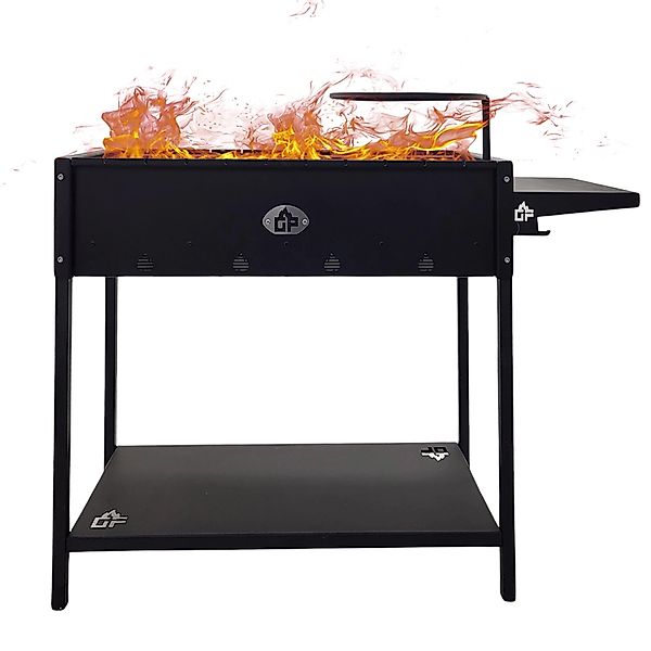 Grillpeter Mangal Batyr 60 Schaschlikgrill mit Ablage und Topfhalter günstig online kaufen