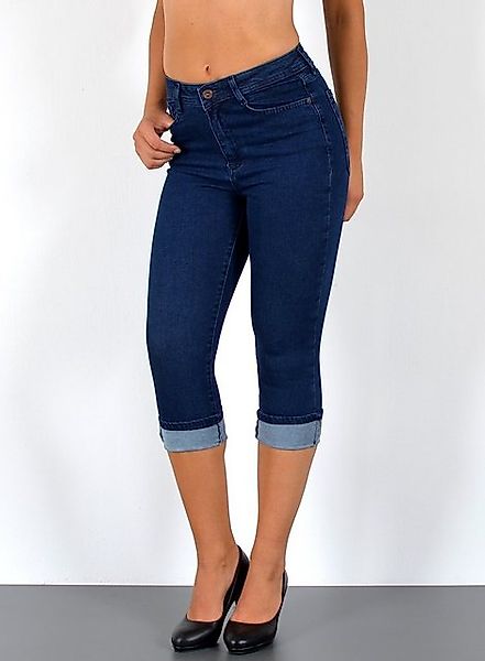 ESRA Caprijeans Sommer Hose Damen Capri günstig online kaufen