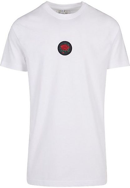 MisterTee Kurzarmshirt MisterTee Herren Rose Patch Tee (1-tlg) günstig online kaufen