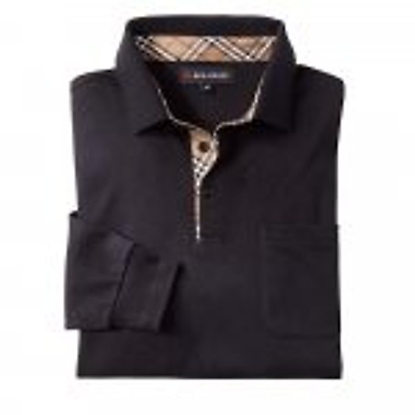 Interlock Shirt m.Kontr.,schwa günstig online kaufen