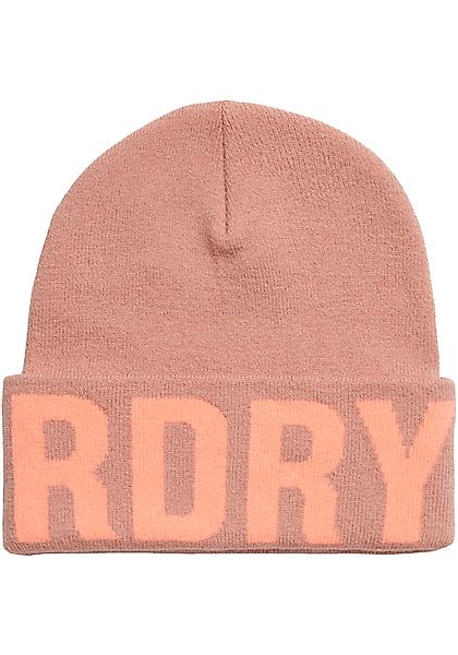 Superdry Beanie "BRANDED KNITTED BEANIE HAT" günstig online kaufen