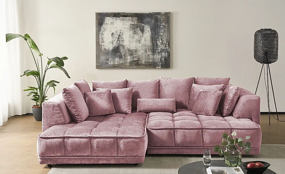 switch Ecksofa  Tiga ¦ rosa/pink ¦ Maße (cm): B: 285 H: 88 T: 205.0 Polster günstig online kaufen