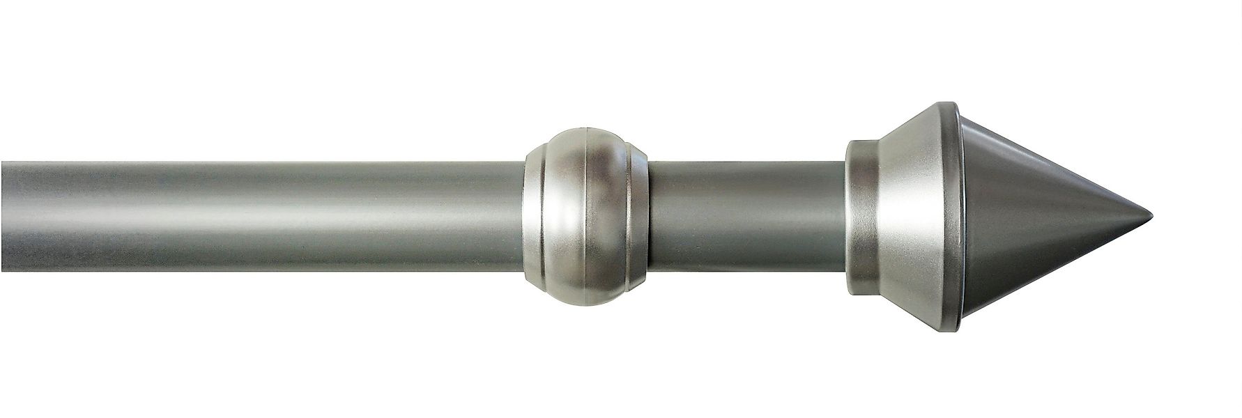 GARESA Gardinenstange "SEMARA" Ø 28 mm 1 läufig-läufig Wunschmaßlänge Vorha günstig online kaufen