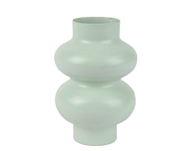 Decoris season decorations Dekovase, Vase 19cm Metall Grün günstig online kaufen