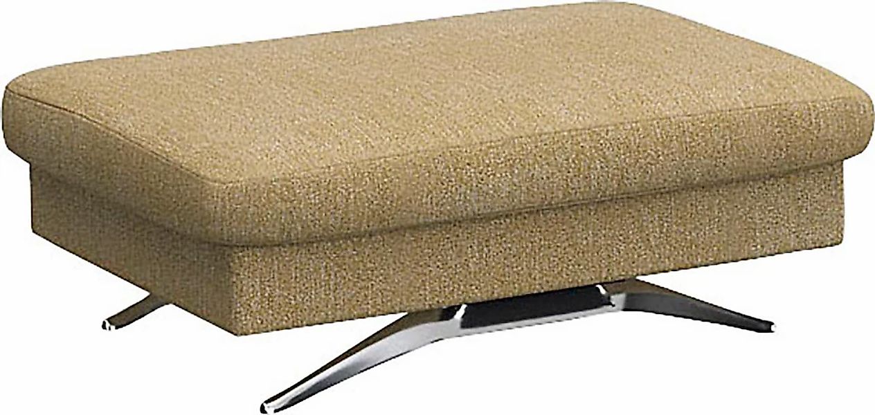 FLEXLUX Pouf "Glow Sitzhocker, Polsterhocker" Hocker mit Stauraum, Fuß Alu günstig online kaufen