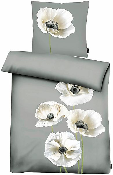 APELT Bettwäsche "Poppy Gots" 2 Stk. Bio-Baumwolle, Pflegeliecht günstig online kaufen