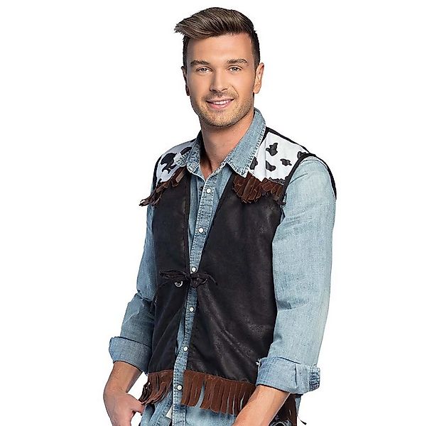 Boland Kostüm Weste Cowboy schwarz günstig online kaufen