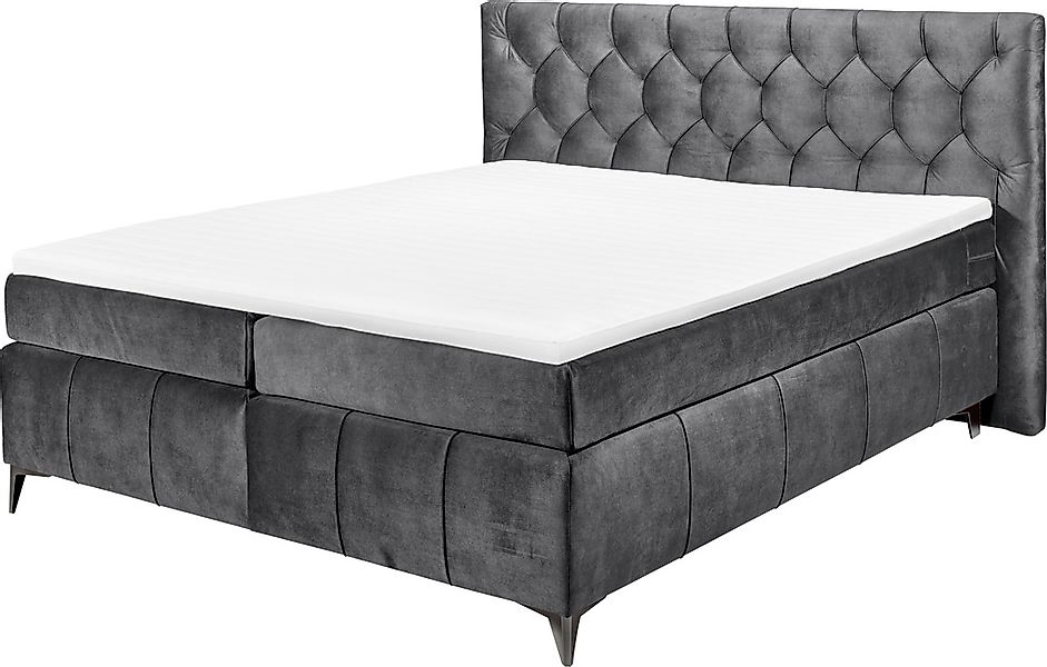 ED EXCITING DESIGN Boxspringbett »Pembroke«, inkl. Topper günstig online kaufen
