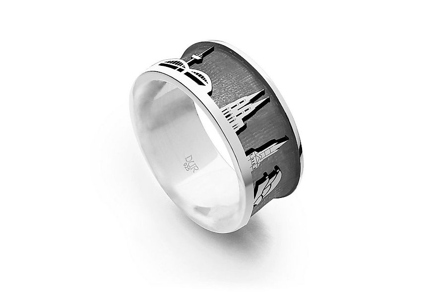 DUR Fingerring DUR Schmuck: Ring "Köln" Stadtring 925er Sterlingsilber dunk günstig online kaufen