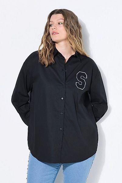 Studio Untold Hemdbluse Hemdbluse oversized Langarm mit Manschetten günstig online kaufen