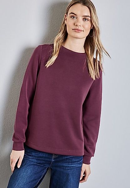 STREET ONE Langarmshirt Silk-Look Shirt (1-tlg) günstig online kaufen