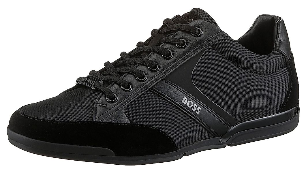 BOSS Saturn_Lowp Sneaker im Materialmix, Freizeitschuh, günstig online kaufen