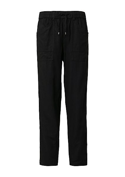s.Oliver Stoffhose, Sommerhose aus Leinenmix und mit Kordelzug günstig online kaufen