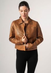 Mauritius Lederjacke "MWLefei" mit Brusttaschen günstig online kaufen