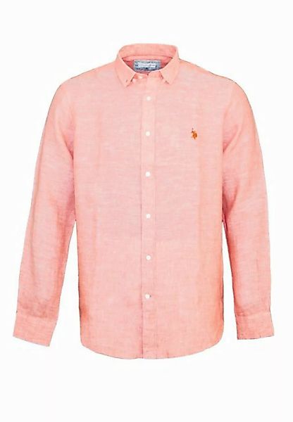 U.S Polo Assn.  Hemdbluse Hemd Leinenhemd Button Down Linenshirt günstig online kaufen